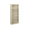 HON Brigade HS82ABC 6-Shelf 81"H Bookcase, Putty/Beige Steel(HONS82ABCL)