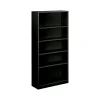 HON Brigade 5-Shelf 71"H Bookcase, Black Steel (HS72ABCP)