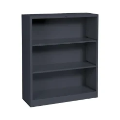 HON Brigade 3-Shelf Standard Bookcase, Charcoal (HONS42ABCS)