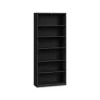 HON Brigade 6-Shelf Steel Standard Bookcase, 81.13"H x 34.5"W x 12.63"D, Black (S82ABCP)