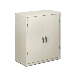 HON® Brigade® Steel Storage Cabinet, Assembled, 42Hx36Wx18D", Light Gray