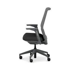 HON Cipher Mesh/Fabric Swivel Task Chair, Black/Charcoal (HCFRT.STC.H.S.IC.CU10.TC00.AL.ST.SB.S)