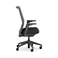 HON Cipher Mesh/Fabric Swivel Task Chair, Black/Charcoal (HCFRT.STC.H.S.IC.CU10.TC00.AL.ST.SB.S)