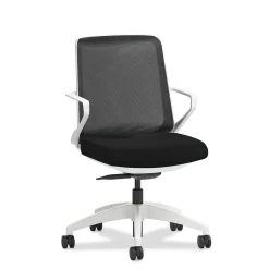 HON Cliq Polyester Swivel Task Chair, Black/Centurion Black (HONCLQIMCU10DW)