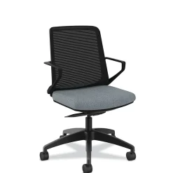 HON Cliq Polyester Swivel Task Chair, Black/Apex Basalt (HONCLQIMAPX25T)