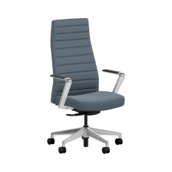 HON Cofi Fabric Swivel Executive Chair, Nimbus/Polished Aluminum (HCFEU.W0.STC.P.H.UR93.CHSTC09.PA)