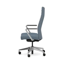 HON Cofi Fabric Swivel Executive Chair, Nimbus/Polished Aluminum (HCFEU.W0.STC.P.H.UR93.CHSTC09.PA)