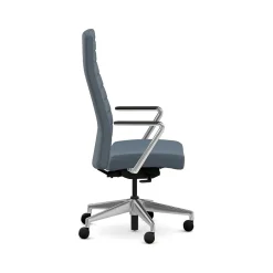 HON Cofi Fabric Swivel Executive Chair, Nimbus/Polished Aluminum (HCFEU.W0.STC.P.H.UR93.CHSTC09.PA)