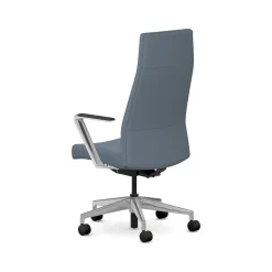 HON Cofi Fabric Swivel Executive Chair, Nimbus/Polished Aluminum (HCFEU.W0.STC.P.H.UR93.CHSTC09.PA)