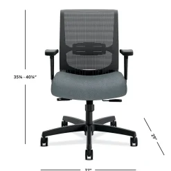 HON Convergence Fabric/Mesh Task Chair, Gray Pattern (HONCMY1AAPX25)