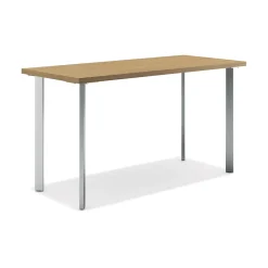 HON Coze 48"W Desk, Natural Recon and Silver (HONRPL2448N1P6)