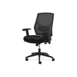 HON Crio Fabric/Mesh High-Back Task Chair, Black (BSXVL581ES10T)