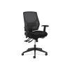 HON Crio High-Back Task Chair, Mesh Back, Adjustable Arms, Adjustable Lumbar, Black Fabric (BSXVL582ES10T)