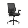 HON Crio High-Back Task Chair, Mesh Back, Adjustable Arms, Adjustable Lumbar, Black Leather (BSXVL581SB11T)