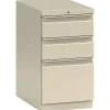 HON FlagShip 3-Drawer Mobile Pedestal File, 28"H x 15"W 22 7/8"D, Greige (H18723RLT5)