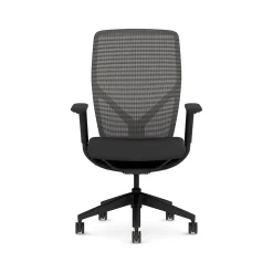 HON Flexion Fabric/Mesh Swivel Task Chair, Black (HFXT1.F0.STC.A.H.IM.CU10.NL.SB.T)