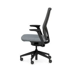 HON Flexion Fabric/Mesh Task Chair, Basalt/Black (HFXT1.F0.STC.A.H.IM.APX25.NL.SB.T)