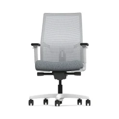 HON Ignition 2.0 Fabric/Mesh Swivel Task Chair, Basalt/Designer White (HIWMMKD.Y2.A.H.IF.APX25.DW.SB.DWX)