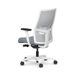 HON Ignition 2.0 Fabric/Mesh Swivel Task Chair, Basalt/Designer White (HIWMMKD.Y2.A.H.IF.APX25.DW.SB.DWX)