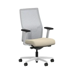 HON Ignition 2.0 Fabric/Mesh Swivel Task Chair, Biscotti/Designer White (HIWMMKD.Y2.A.H.IF.HAML11.DW.SB.DWX)