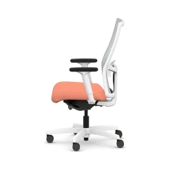 HON Ignition 2.0 Fabric/Mesh Swivel Task Chair, Passion Fruit/Designer White (HIWMMKD.Y2.A.H.IF.HAML02.DW.SB.DWX)