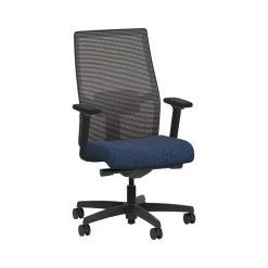 HON Ignition 2.0 Fabric/Mesh Swivel Task Chair, Navy/Black (HIWMMKD.Y2.A.H.IM.APX13.BL.SB.T)