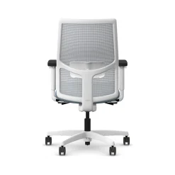 HON Ignition 2.0 Fabric/Mesh Swivel Task Chair, Carolina/Designer White (HIWMMKD.Y2.A.H.IF.HAML21.DW.SB.DWX)