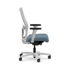 HON Ignition 2.0 Fabric/Mesh Swivel Task Chair, Carolina/Designer White (HIWMMKD.Y2.A.H.IF.HAML21.DW.SB.DWX)