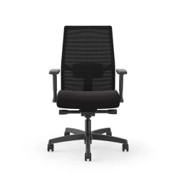 HON Ignition 2.0 Mesh/Fabric Computer and Desk Chair, Black (HONI2M2AMLCPIP)