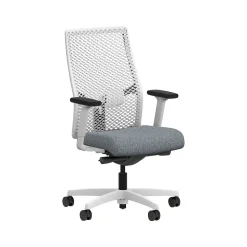 HON Ignition 2.0 ReActiv Fabric Swivel Task Chair, Basalt/Designer White (HIWMRAKD.Y2.A.H.DWR.APX25.DW.SB.DWX)