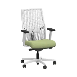 HON Ignition 2.0 ReActiv Fabric Swivel Task Chair, Fern/Designer White (HIWMRAKD.Y2.A.H.DWR.HAML04.DW.SB.DWX)