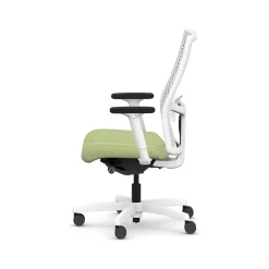 HON Ignition 2.0 ReActiv Fabric Swivel Task Chair, Fern/Designer White (HIWMRAKD.Y2.A.H.DWR.HAML04.DW.SB.DWX)