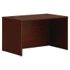 HON Mod 48" Desk Shell, Traditional Mahogany (HLPLDS4830.LTM1)