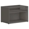 HON Mod 21" Low Open Storage Credenza with 2 Shelves, Slate Teak (HLPLCL3020S.LSL1)