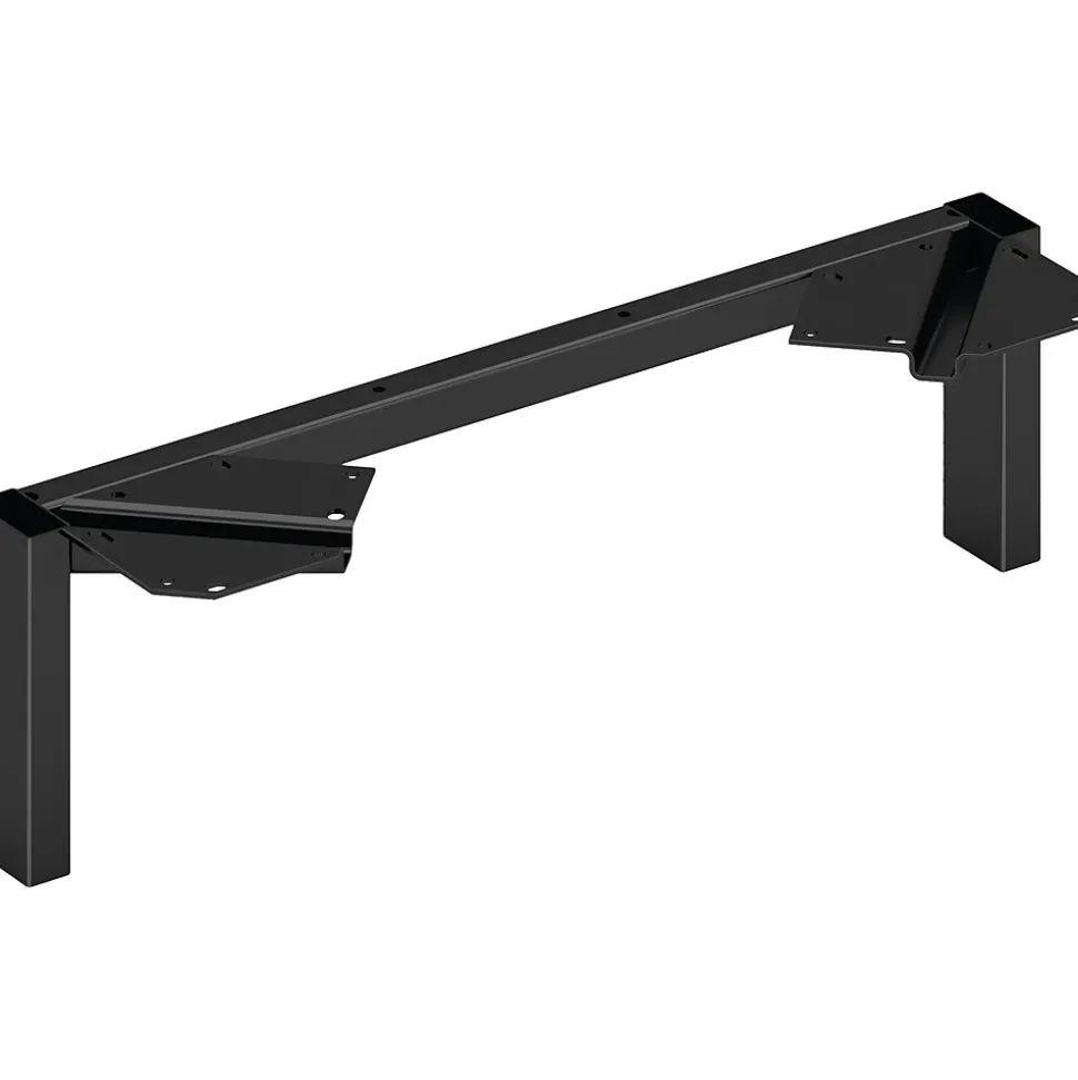 HON Mod 7" Metal Support Leg, Black (HLPLSL24.BLKP)