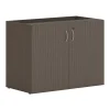 HON Mod 29" Storage Cabinet with 1 Shelf, Slate Teak (HLPLSC3620.LSL1)
