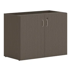 HON Mod 29" Storage Cabinet with 1 Shelf, Slate Teak (HLPLSC3620.LSL1)