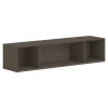 HON Mod 13.5" Wall Cabinet with 1 Shelf, Slate Teak (HLPLWMH60.LSL1)