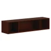 HON Mod 13.5" Wall Cabinet with 1 Shelf, Traditional Mahogany (HLPLWMH60.LTM1)