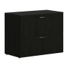 HON Mod 2-Drawer Lateral File Cabinet, Letter/Legal Size, Lockable, 29"H x 36"W x 20"D, Java Oak (HLPLLF3620L2.LJA1)