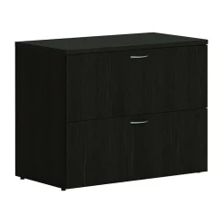 HON Mod 2-Drawer Lateral File Cabinet, Letter/Legal Size, Lockable, 29"H x 36"W x 20"D, Java Oak (HLPLLF3620L2.LJA1)
