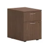 HON Mod 2-Drawer Vertical File Cabinet, Mobile Pedestal, Letter/Legal, Sepia Walnut, 20" (HLPLPMBF.LSE1)