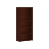 HON Mod 65"H 5-Shelf Bookcase, Traditional Mahogany (HLPLBC3013B5.LTM1)