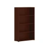 HON Mod 4-Shelf 53"H Bookcase, Traditional Mahogany (HLPLBC3013B4.LTM1)