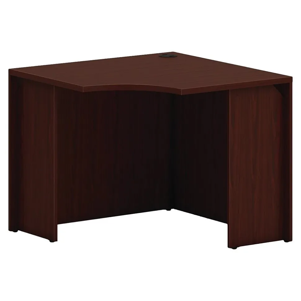 HON Mod 36"W Corner Desk Shell, Traditional Mahogany (HLPLCS36.LTM1)