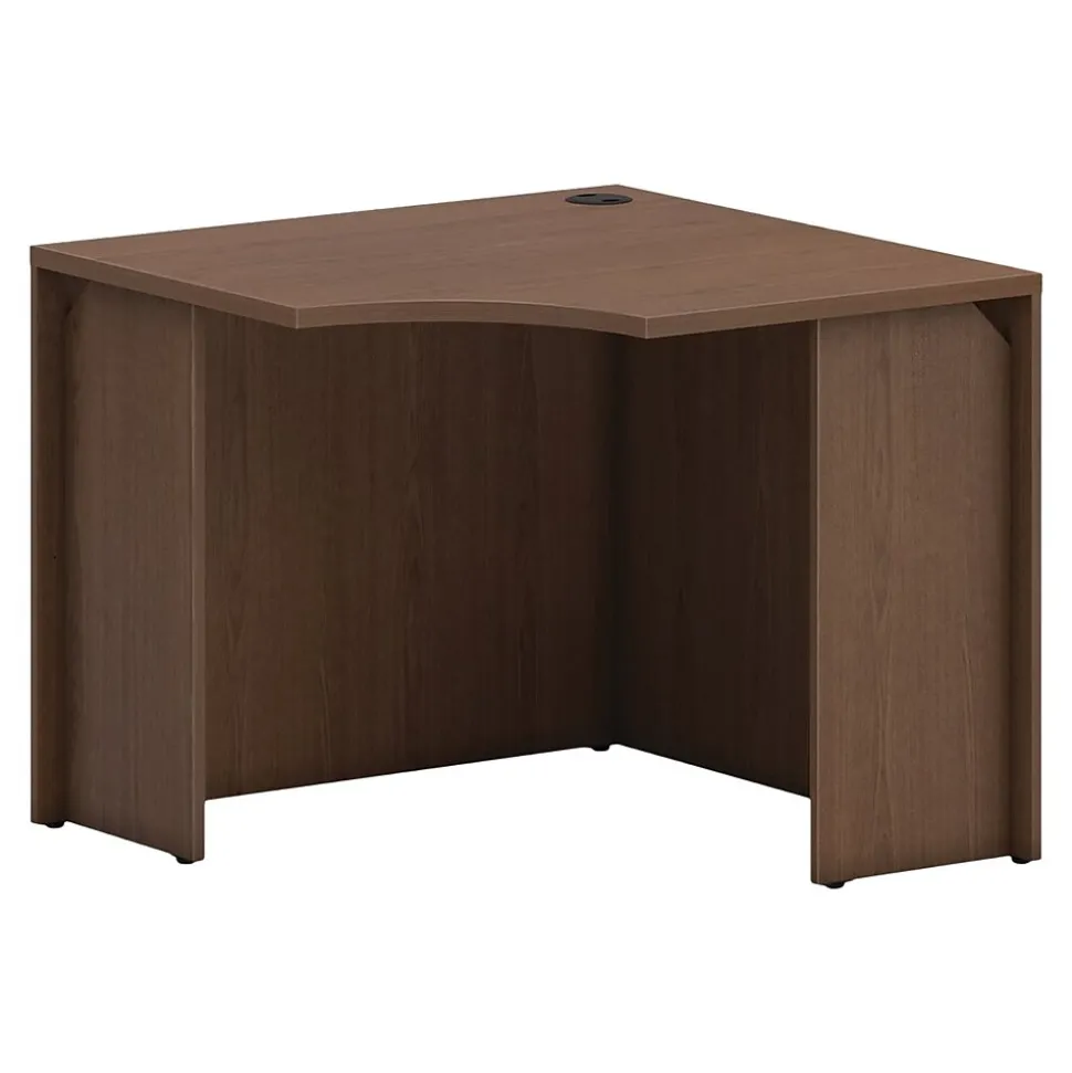 HON Mod 36"W Corner Desk Shell, Sepia Walnut (HLPLCS36.LSE1)