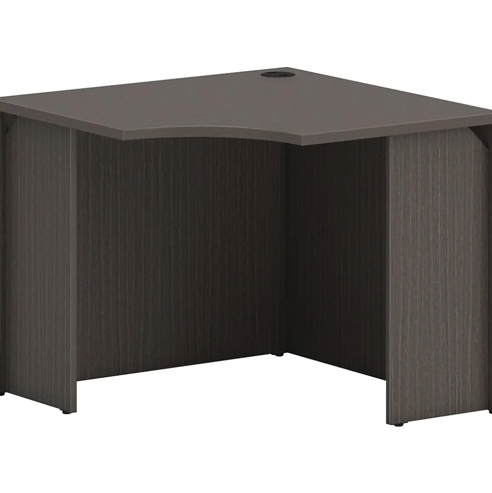 HON Mod 36"W Corner Desk Shell, Slate Teak (HONLCS36LS1)