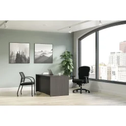 HON Mod 60"W Double-Pedestal Desk, Slate Teak (HLPLDS6030BBFLS1)