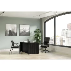 HON Mod 60"W Double-Pedestal Desk, Java Oak (HLPLDS6030BBFJA1)