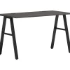 HON Mod 48"W Table Desk, Slate Teak (HLPL4824LS1ALEGBLK)